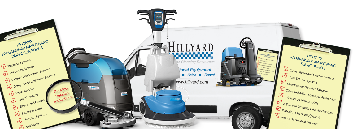 hillyard service and repair